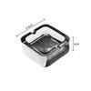 Household Crystal Glass Ashtray Small Exquisite Fashionable Square Cigarette Cup Luxury for Living Room Hotel High-end Ashtray