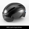 Rockbros Cycling Helmet Restraint Goggles Mountain Bike Helmet Helmet Integrated Molding Men's and Women's Equipment