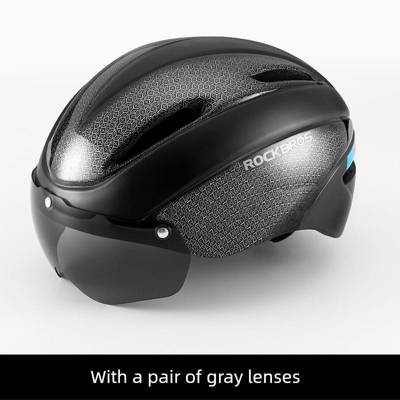 Rockbros Cycling Helmet Restraint Goggles Mountain Bike Helmet Helmet Integrated Molding Men's and Women's Equipment