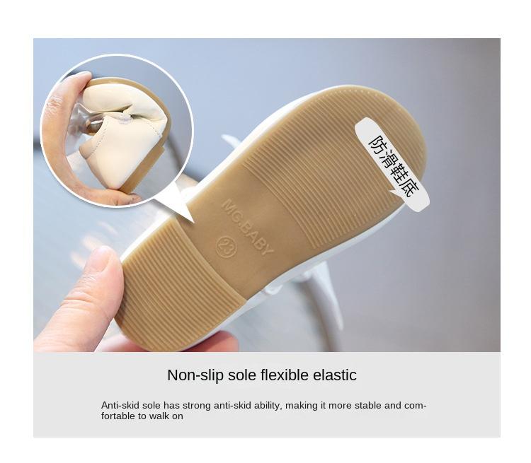 Новая корейская версия, туфли из искусственной кожи с милым бантом для девочек, туфли принцессы, танцевальная обувь на весну и осень