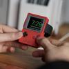 Настольный держатель для зарядного устройства Apple Watch, подставка, зарядная база с узором в стиле ретро-компьютера для iWatch 10 9 8 7 6 5 4 3 2 SE, силиконовая док-станция