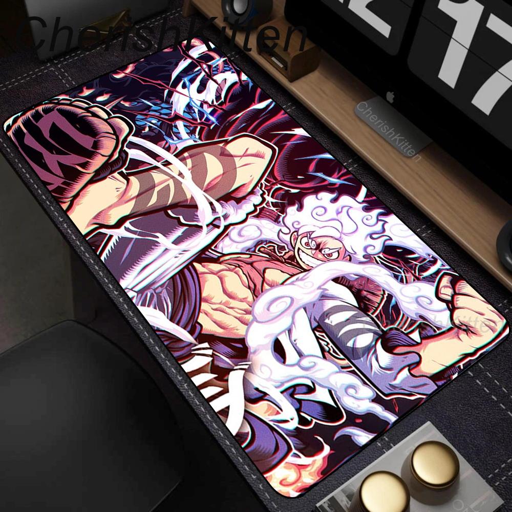 New ONE PIECE 5th Gear Luffy Mouse Pad Oversize Animation Dormitory Computer Rubber Desk Non-slip and Dirt-resistant Table Mat
