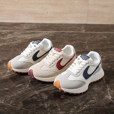 Ins корейская версия новой обуви для папы, девушки, весна 2025, для студентов, для бега, спорта, толстая подошва, высота, повседневная, уличная фотография JCA03