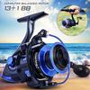 Спиннинговая рыболовная катушка 13 + 1 шарикоподшипники Рыболовная катушка Спиннинговая рыболовная катушка Рыбалка в морской воде