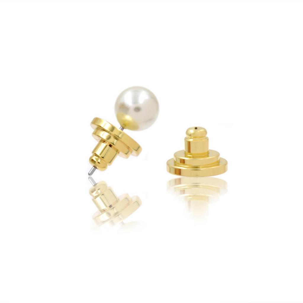 4 шт. Запасные заглушки для серег Гипоаллергенные Надежные фиксаторы для серег-пусетов Запирающиеся Прочные Стопоры для серег для отвисших ушей