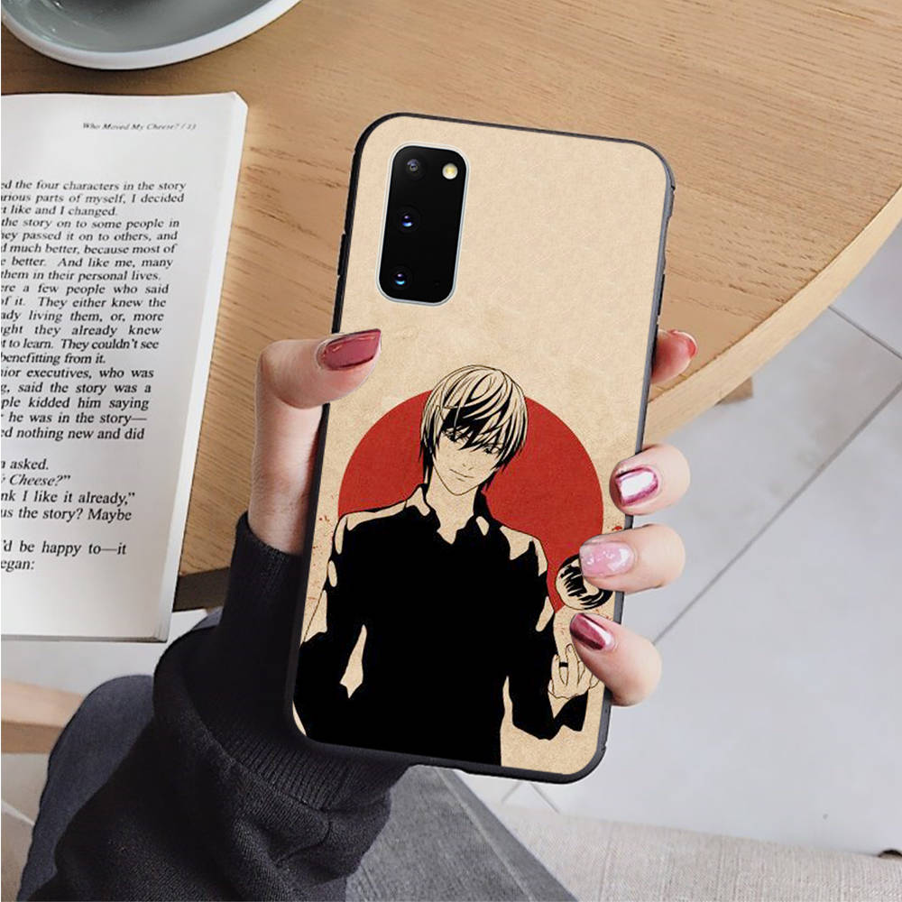 AD88 Death Note черный чехол для OPPO Reno 8 6 5 4 Pro Find X3 A17 A31 A38 A40 A53 A54 A55 A74 A76 A78 A77 A80 A94 A95 A96 Pro Sofe Cover