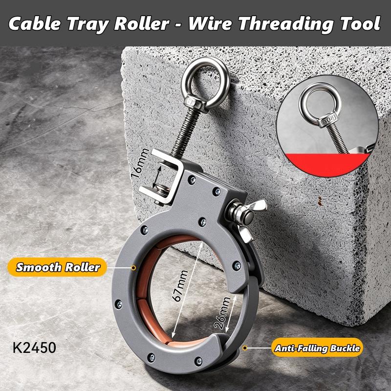 Xiaomi Adjustable Cable Tray Roller Laying Auxiliary Pulley Wire Threading Tool Comprehensive Wiring Construction Auxiliary Tool
