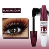 7D Volumizing Mascara Super Black Waterproof Long-Wearing Mascara Lengthening Curling Eye Black for All Skin Types Eye Enlarging Makeup