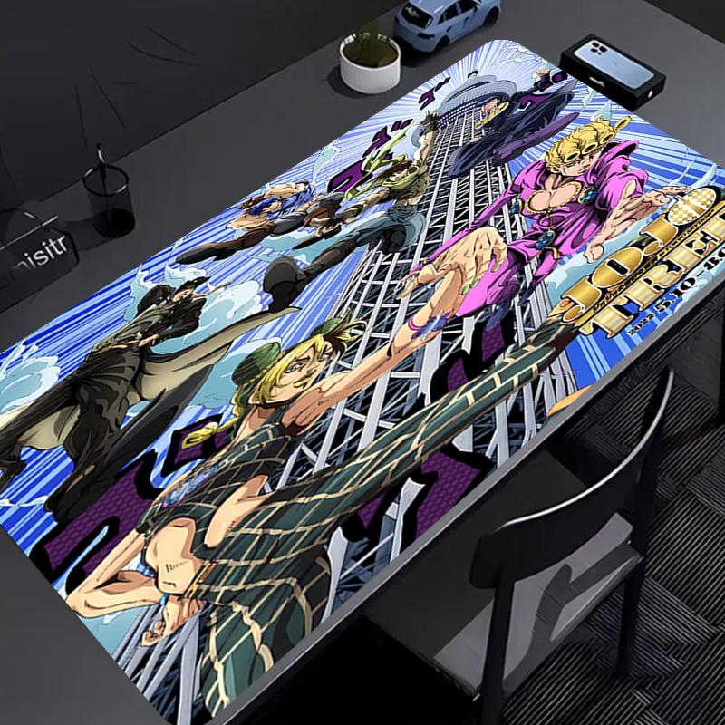 Коврик для мыши JoJo's Bizarre Adventure - Нескользящая резиновая основа, Гладкая поверхность для работы, игр, офиса и дома, Настольный коврик для мыши