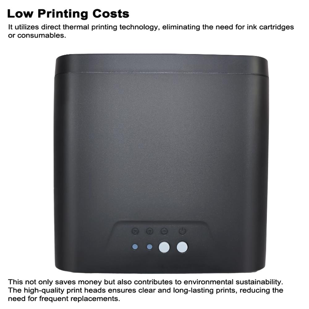 Термопринтер Bisofice 80 мм, высокоскоростной кухонный принтер 250 мм, поддержка автоматической резки