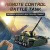 1:32 RC Battle Tank Heavy Large Interactive Remote Control Toy Car Caterpillar Light Music Outdoor Off-road Electric Toys