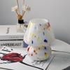 Glass LED Desk Lamp For Bedroom Bedside Lamps Exquisite Light Vintage Cute Small Mushroom Decor Lamps Ambient Light Livingroom