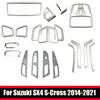 Для Suzuki SX4 S-Cross 2014- Аксессуары для интерьера Подлокотник двери автомобиля Переключатель стеклоподъемника Лампа для чтения Наклейка на руль
