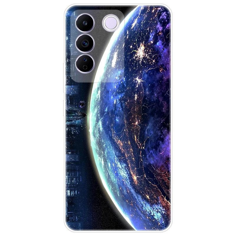 For Vivo V27e V 27e Case Soft Silicone Back Cover Cartoon Phone Case Diversification