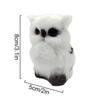 1Pc Figurines New Year Miniatures Table Decorations Plush Mini Simulation Ornaments Artificial Owl Fake Animal