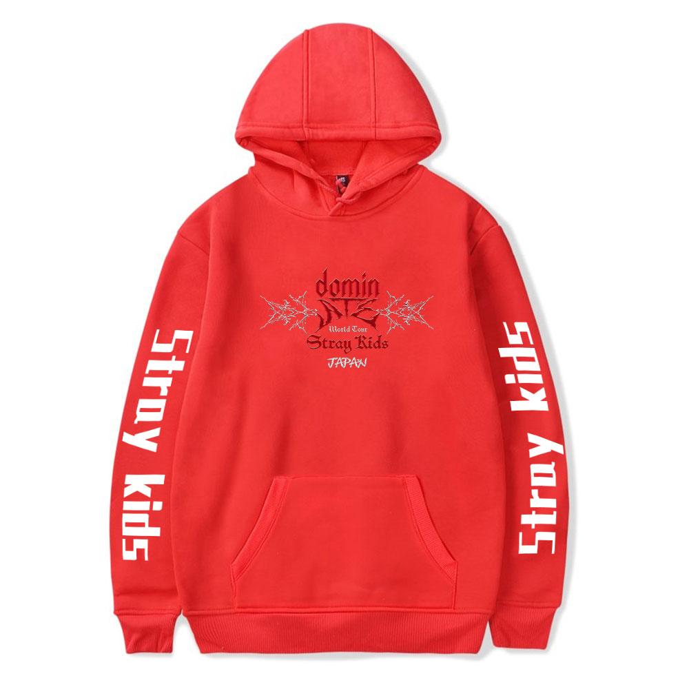 Новая мода для поклонников Stray Kids Kpop Printed Sweatshirt Outdoor Sport Cosplay Pullovers Hoodie Cosplay Costume