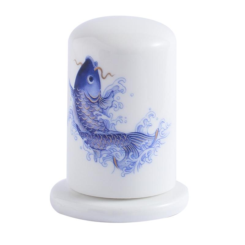 Bone China Toothpick Box Phnom Penh Toothpick Jar Toothpick Holder Chinese Toothpick Dispenser Secret Stash Tooth Pick Holder