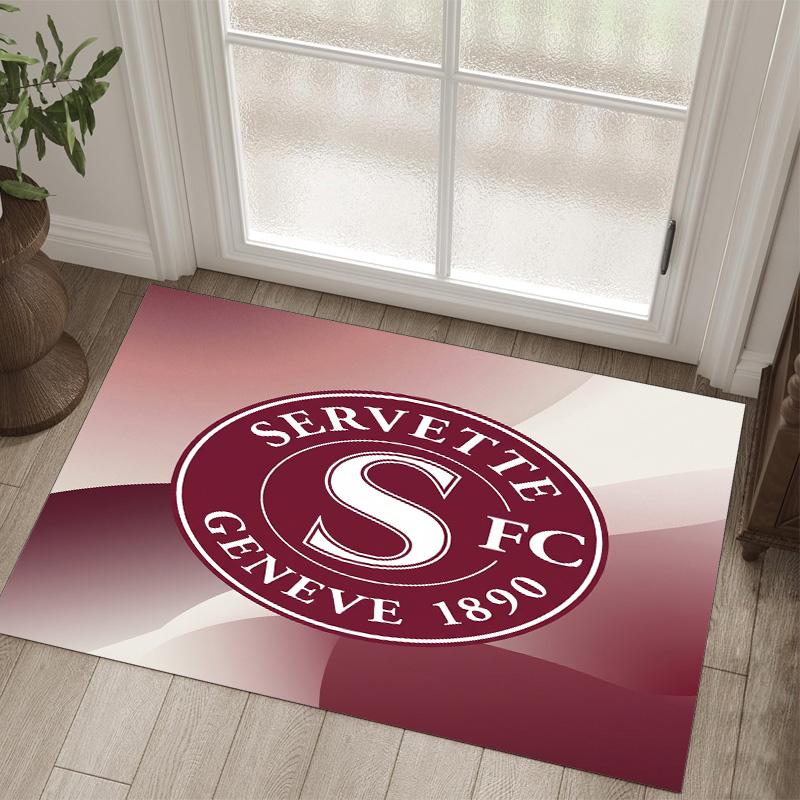 Servette FC Design Crystal Velvet Carpet Cozy Non?Slip Printed Rug For Bedroom Living Room Entrance