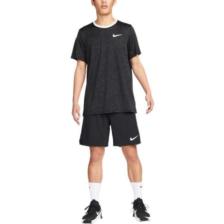 Nike Повседневные шорты Dri Fit мужские черные умеренные DM6618-010