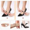 Locking High Heels Lazy Shoelace Bundle Shoelace Anti-skid Straps U-shaped Pearl Ankle Tie Band