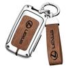 Interior Stickers Leather Car Metal Key Case Cover For Lexus CT200H GX400 GX460 IS250 IS300C RX270 ES240 ES350 LS460 GS300 450h MY3