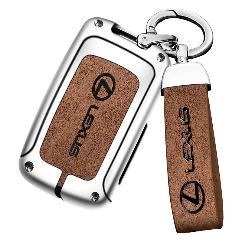 Interior Stickers Leather Car Metal Key Case Cover For Lexus CT200H GX400 GX460 IS250 IS300C RX270 ES240 ES350 LS460 GS300 450h MY3