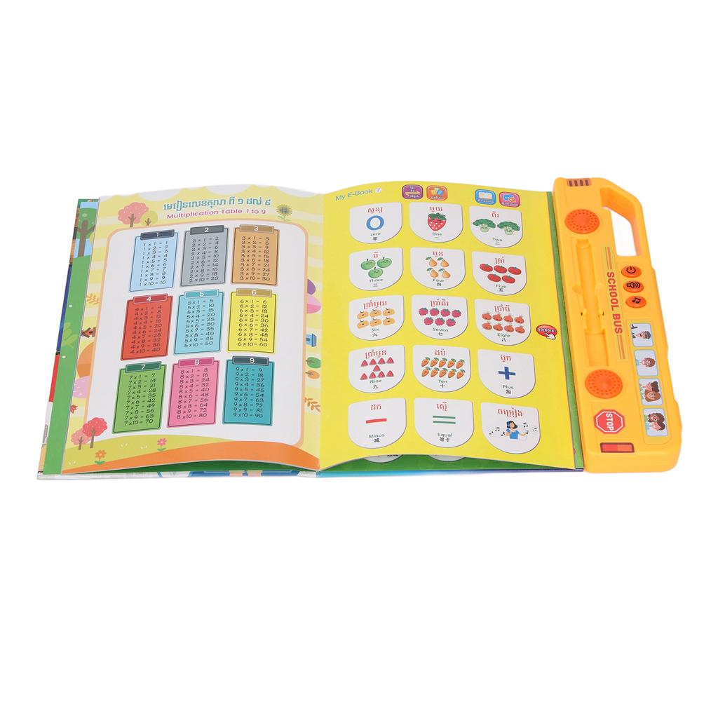 Детская электронная книга Камбоджа англо-китайский обучающая звуковая книга умная игрушка электронная книга f