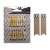 Mini Gold Clothes Pegs + 20 Kraft Pennant Labels