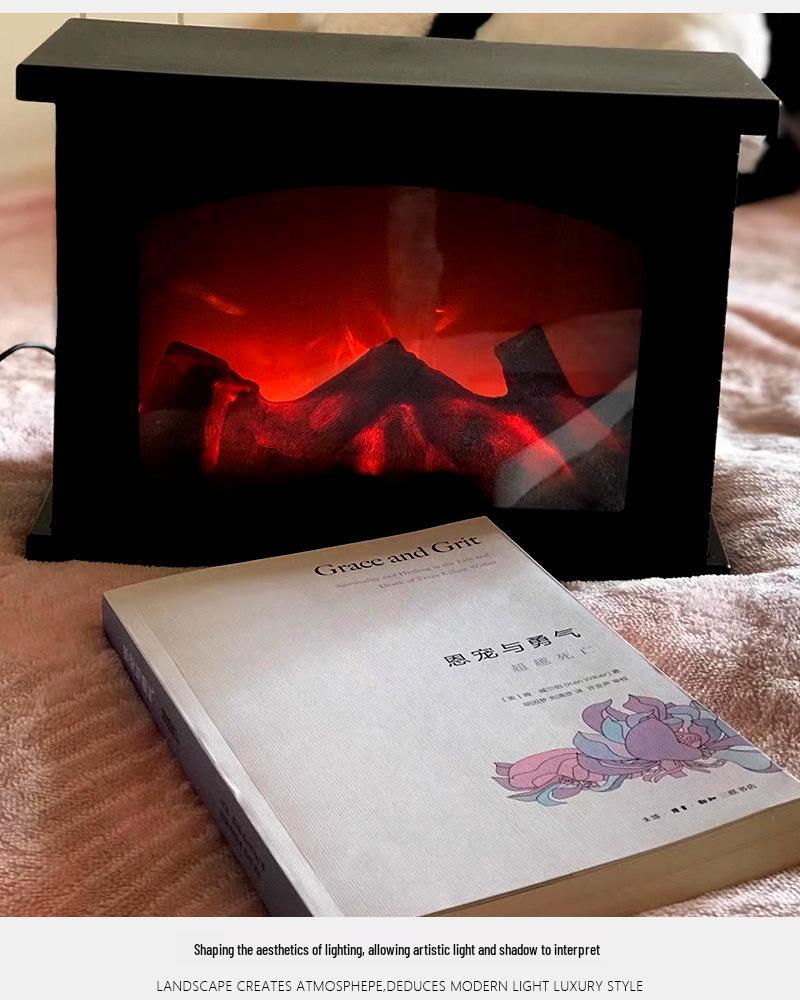 Креативный светодиодный фонарь-подсвечник: Маленький декоративный элемент для дома с имитацией пламени
