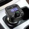 Car FM Transmitter MP3 Player Bluetooth Hands-Free Phone Music U Disk Type Cigarette Lighter