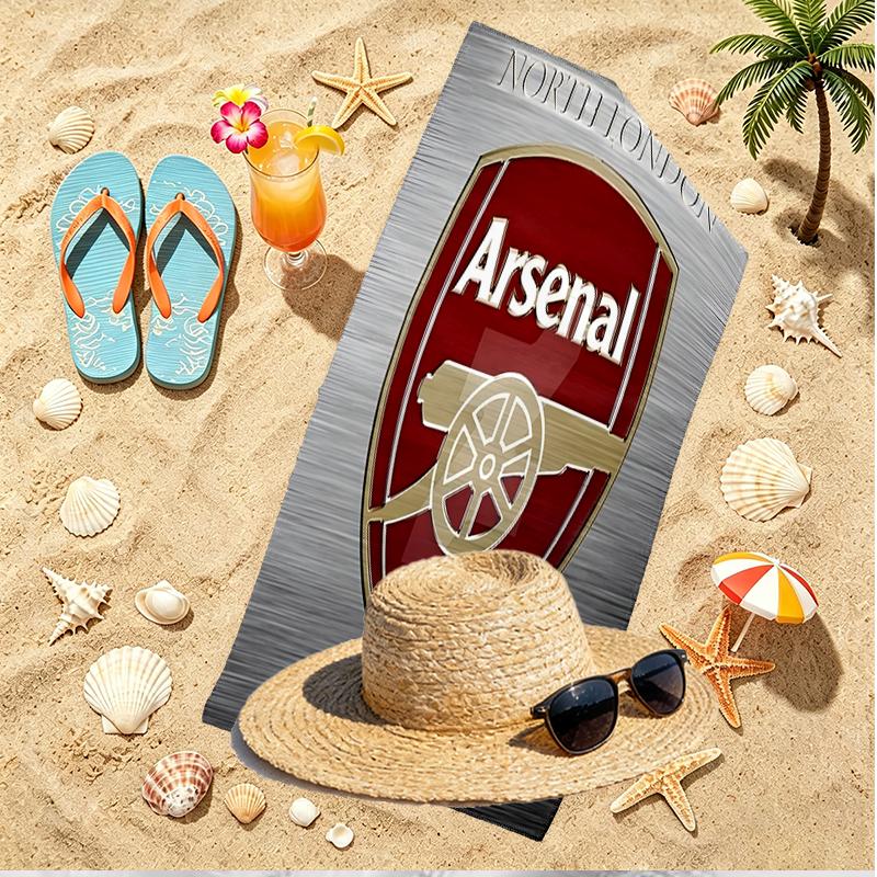 football team.C Print Beach Towel, Versatile Lightweight Absorbent Beach Towel for Pool Surf Yoga Bathroom, Perfect Birthday Holiday Gift