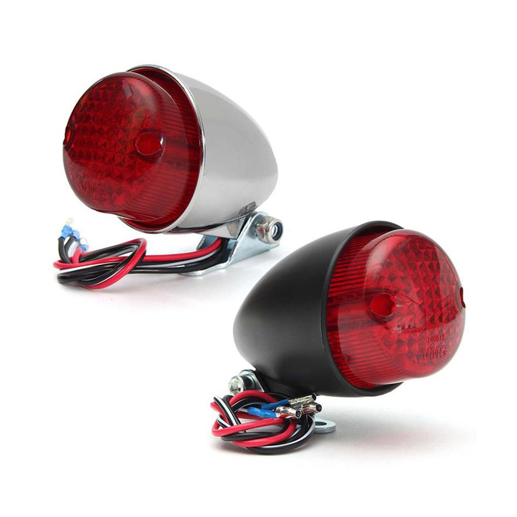 12 В задний фонарь для мотоцикла светодиодный ретро металлический задний стоп-сигнал для автомобиля Cruise Prince переоборудованные задние фонари мотоцикла