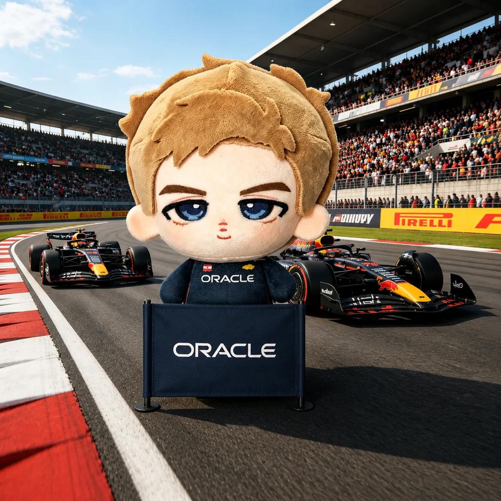 10cm Verstappen Cotton Doll Plush Toy Soft Mini Figure Collectible Gift for Racing Fans