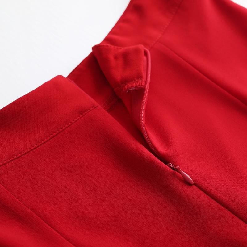 Летние шифоновые длинные брюки, женская уличная одежда, свободные однотонные широкие брюки с высокой талией, красные, черные