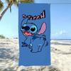 American Cartoon Figure Print Thick Microfiber Beach Towel Quick Dry Bath Blanket For Kids