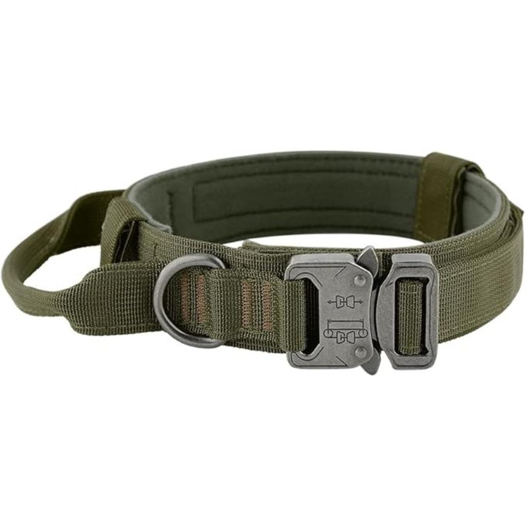 Тактический ошейник для собак Plutus Pet, с мягкой подкладкой, регулируемый