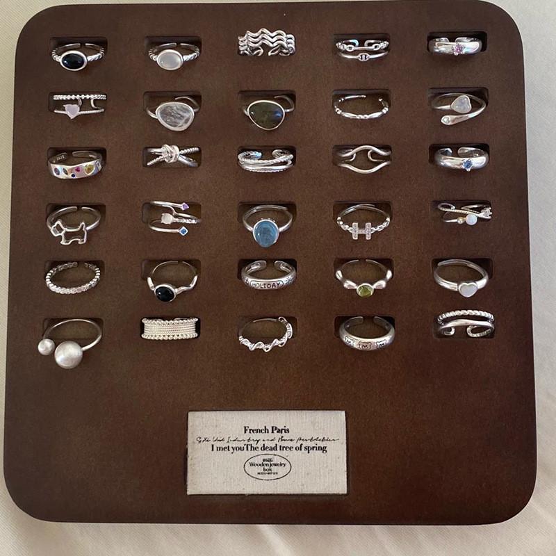 Серебряное уникальное кольцо S925 для женщин, летняя коллекция, модный геометрический дизайн, легкая роскошь