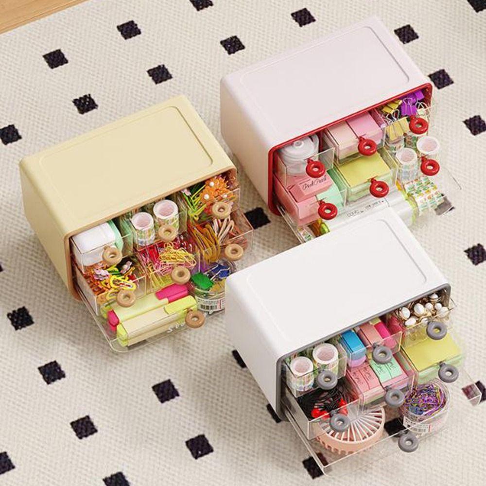 Большой вместительный ящик для хранения макияжа, пыленепроницаемый органайзер для косметики, для офисов