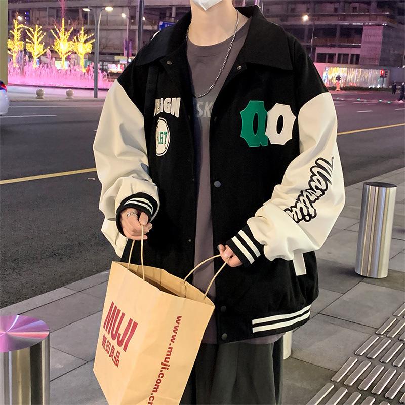 Куртки для мужчин и подростков, куртки с капюшоном, модные и универсальные, трендовые куртки, свободные и повседневные, студенческие пары.