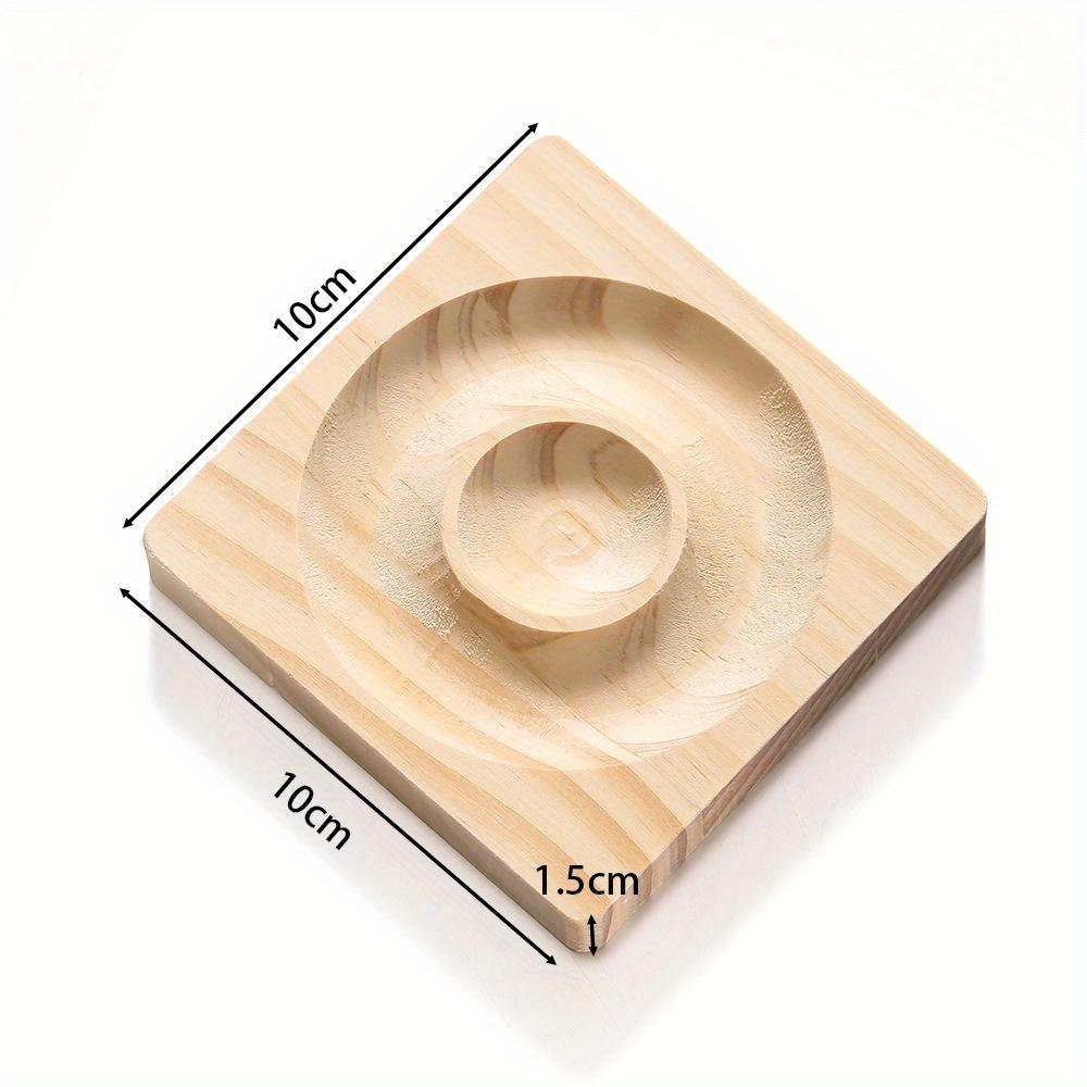 Wooden Beading Design Board Suitable Bracelet Display Stand for Jewelry Making Necklaces Crafts Tray