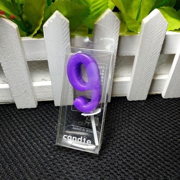 Paraffin Wax Art Candle Birthday Number Shaped Candles