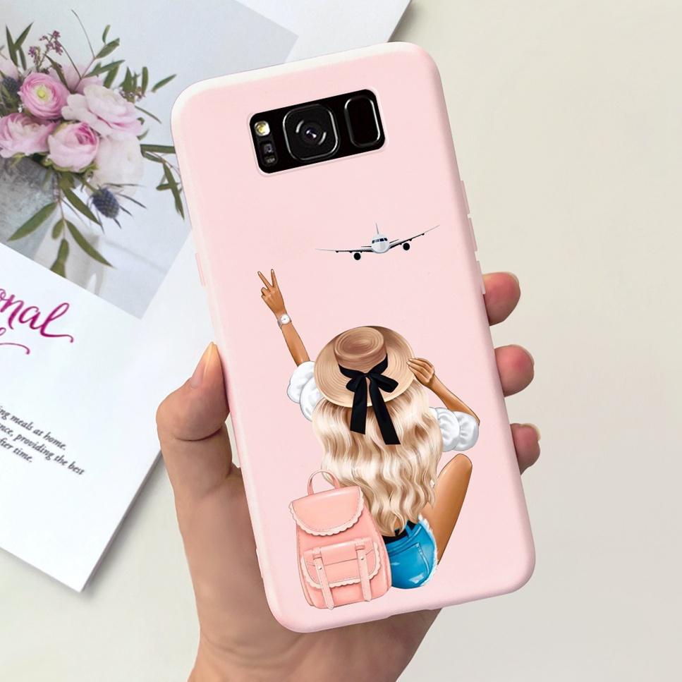 For Samsung Galaxy S8+ 6.2" Case Space Planet Cute Cat Soft Silicone Cover For Samsung S8+ S8 Plus S8 Bumper Phone Case Fundas
