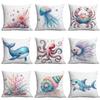 New Summer Marine Life Pillowcase Cute Colorful Printed Home Sofa Cushion Pillow