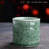 Chinese Style Simple Jade Xiangyun Master Single Cup Retro Yue Kiln Celadon Tea Set Tea Cup Personal Kung Fu Sample Large
