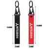 xksh2 Car Remote Keychain Leather Keyring Auto Key Chain Pendant Accessories For Mitsubishi 9 Ralliart X EX ASX Colt Outlander Pajero