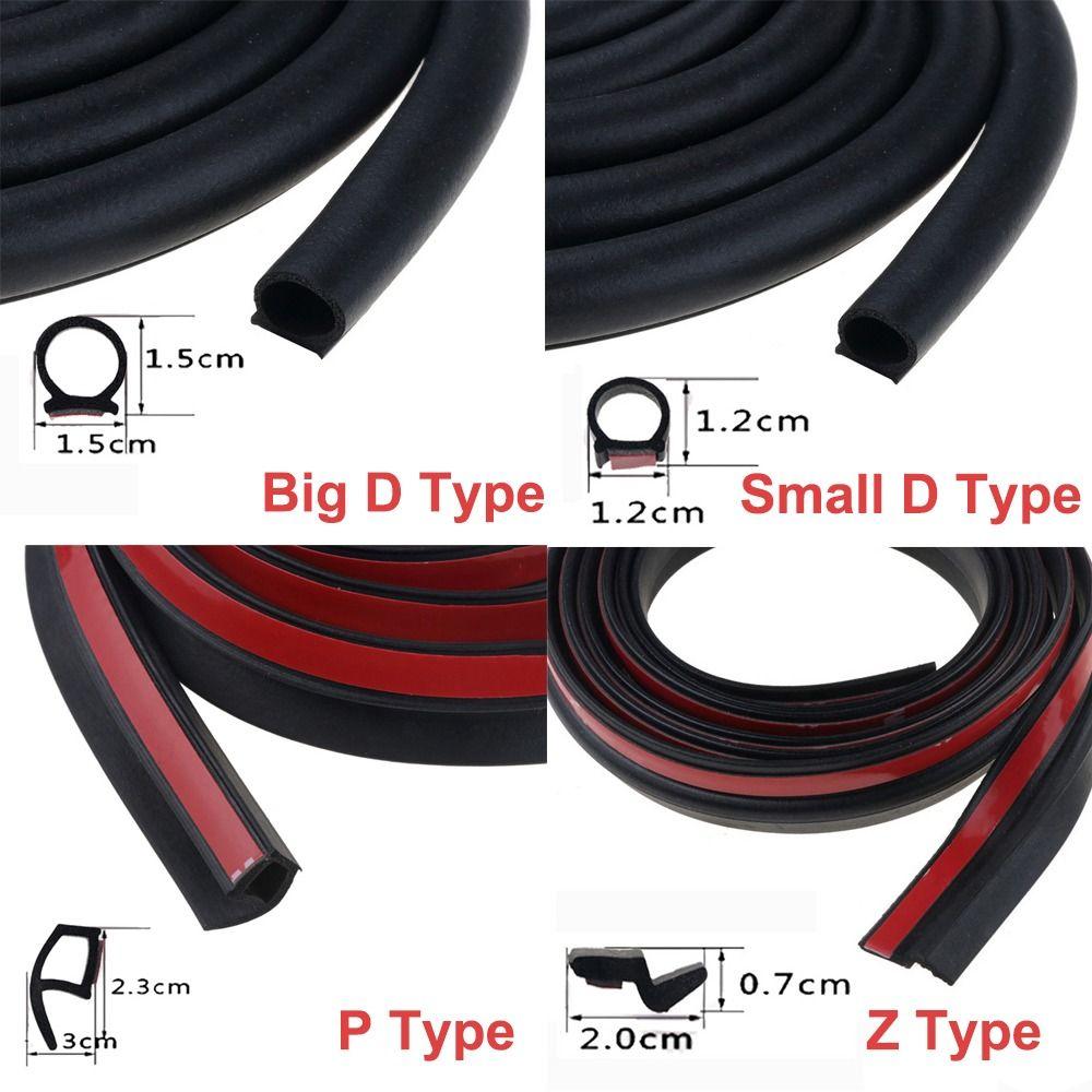 Soundproof P Z D Shape Type Car Door Seal Strip Dashboard Sealing Strip Car Windshield Sealant