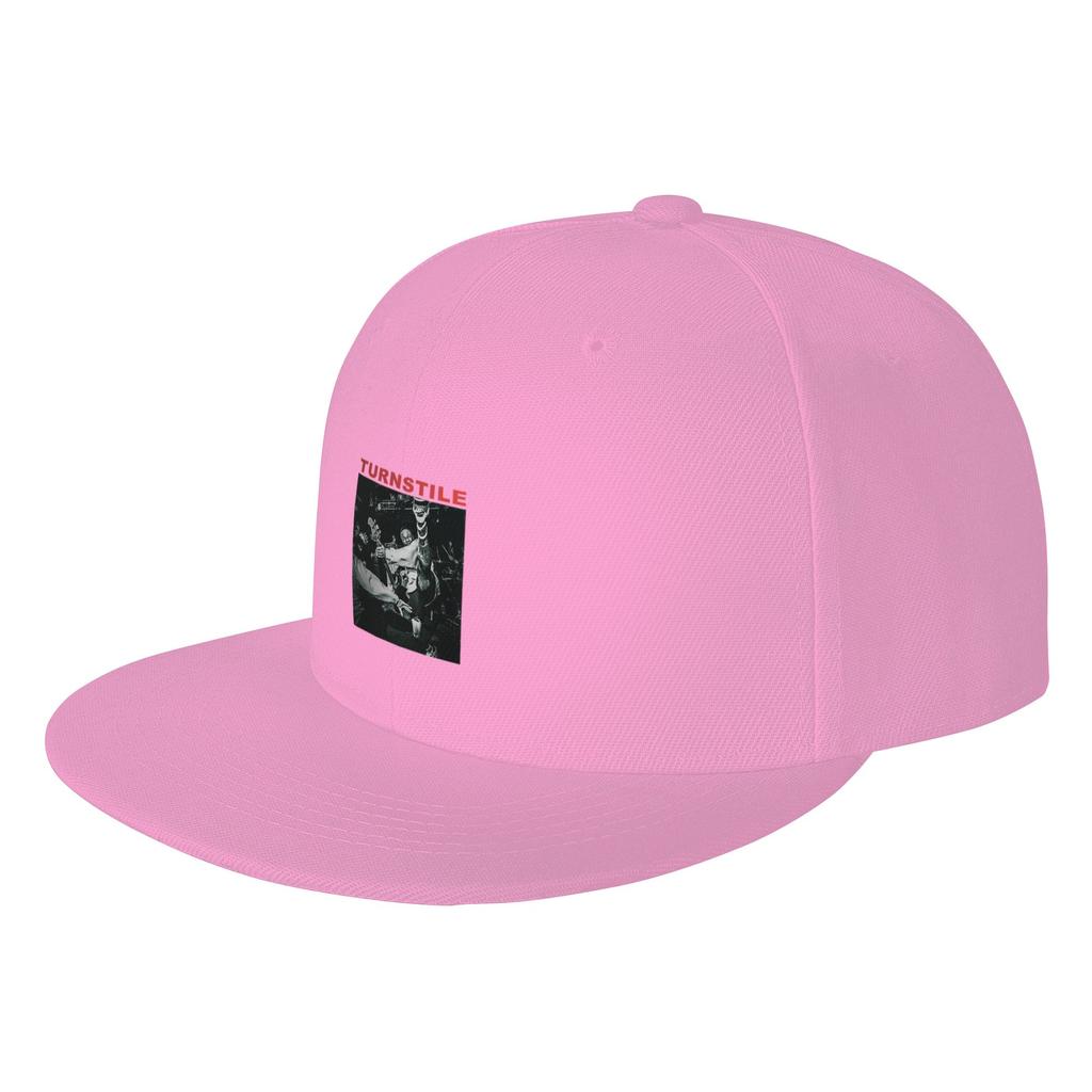 Fashion Turnstile American Hardcore Punk Band Classic Flat Brim Sun Hat SweatAbsorbing Band Trucker Cap