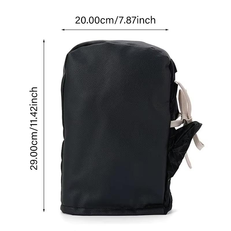 1 пара ПУ водонепроницаемых чехлов на руль мотоцикла, зимние утепленные теплые чехлы для руля, муфты, согревающие руки, велосипедные перчатки с подкладкой