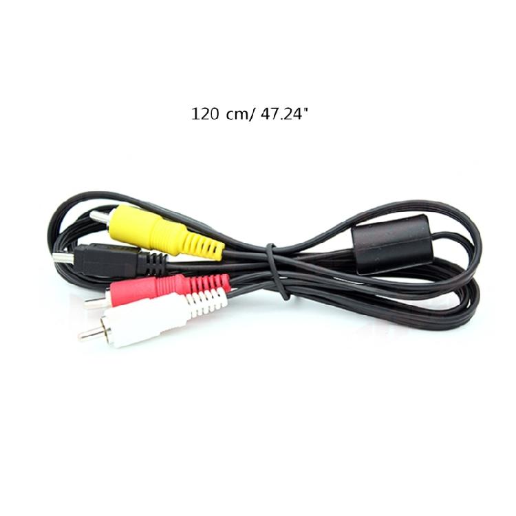 Мини USB на 3 RCA Кабель для EOS 1D, 1D X, Камер Передача Аудио Видео