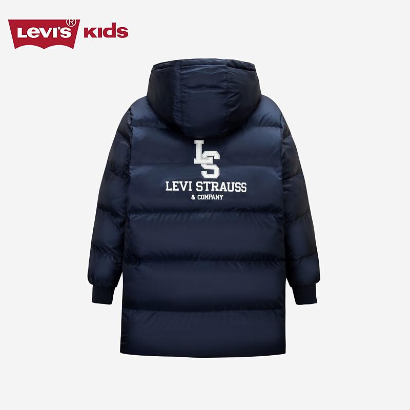 Levi's Boys' Reversible Hooded Down Jacket